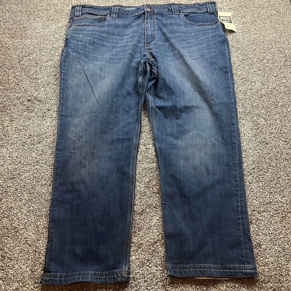Duluth Trading jeans 46X30 Ballroom Double Flex Blue Denim Standard Fit